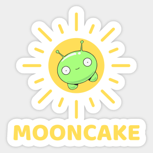 Final Space Mooncake Chookity Pok - Funny Sticker